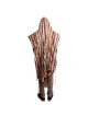 Handwoven Earthy Tone Pattern Tallit (Prayer Shawl) from Rikmat Elimel